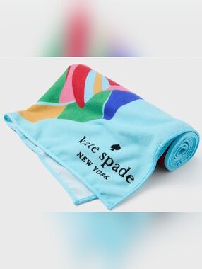 Kate Spade Collectible 34"x 64" Beach Towel Tropical Fish Limited Edition